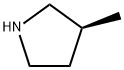 (S)-3-甲基吡咯烷, 69498-25-5, 结构式