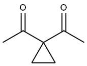 1,1-ジアセチルシクロプロパン 化学構造式