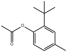ACETIC ACID 2-TERT-BUTYL-4-METHYLPHENYL ESTER Struktur
