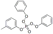 1-diphenoxyphosphoryloxy-3-methyl-benzene Struktur