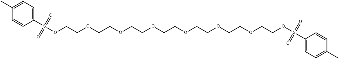 Heptaethylene glycol  di(p-toluenesulfonate) Struktur