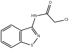 N-1,2-Benzisothiazol-3-yl-2-chloroacetamide Struktur