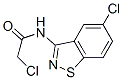 2-Chloro-N-(5-chloro-1,2-benzisothiazol-3-yl)acetamide,69504-45-6,结构式