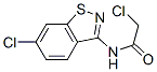 2-Chloro-N-(6-chloro-1,2-benzisothiazol-3-yl)acetamide Struktur