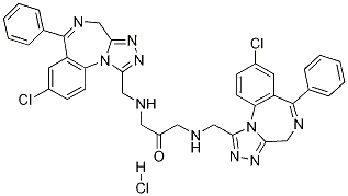 AlprazolaM AMinoMethyl Ketone Hydrochloride Structure