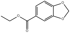 苯并 [D] [1,3] 二氧戊环-5-羧酸乙酯,6951-08-2,结构式