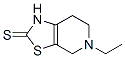 Thiazolo[5,4-c]pyridine-2(1H)-thione, 5-ethyl-4,5,6,7-tetrahydro- (9CI) Structure