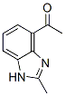 Ethanone, 1-(2-methyl-1H-benzimidazol-4-yl)- (9CI) 结构式