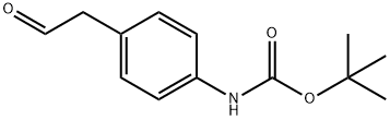 4-(tert-butyloxycarbonylamino)phenylacetaldehyde Structure