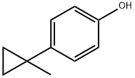 Phenol, 4-(1-methylcyclopropyl)- (9CI) Structure