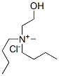 dibutyl(2-hydroxyethyl)methylammonium chloride Structure