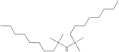 1,3-ジ-N-オクチルテトラメチルジシラザン 化学構造式