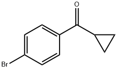 (4-BROMOPHENYL)(CYCLOPROPYL)METHANONE Struktur