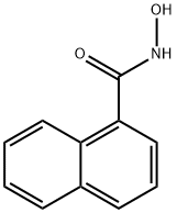 1-ナフトヒドロキサム酸 化学構造式