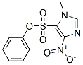 5-phenoxysulfonyl-1-methyl-4-nitroimidazole Struktur