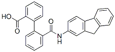 2-[2-(9H-fluoren-2-ylcarbamoyl)phenyl]benzoic acid,6954-59-2,结构式