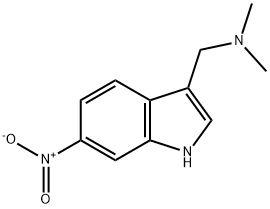 3-(DIMETHYLAMINOMETHYL)-6-NITROINDOLE Struktur