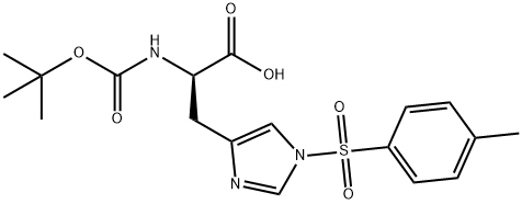N-Boc-N'-tosyl-D-histidine Struktur