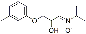 2-Hydroxy-N-isopropyl-3-[(3-methylphenyl)oxy]-1-propanimine N-oxide,69543-72-2,结构式