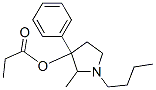 1-Butyl-2-methyl-3-phenylpyrrolidin-3-ol propionate 结构式