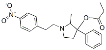 2-Methyl-1-(p-nitrophenethyl)-3-phenylpyrrolidin-3-ol propionate|