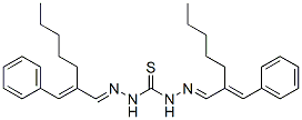 1,3-bis(2-benzylideneheptylideneamino)thiourea|