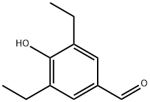 3,5-二乙基-4-羟基苯甲醛,69574-07-8,结构式