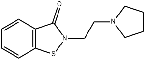 2-[2-(1-pyrrolidinyl)ethyl]-1,2-benzisothiazol-3(2H)-one Structure