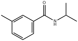 N-异丙基-3-甲基苯甲酰胺 结构式