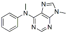 N,9-dimethyl-N-phenyl-purin-6-amine 结构式
