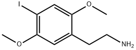 4-IODO-2,5-DIMETHOXYPHENETHYLAMINE 化学構造式