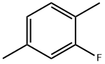 1,4-ジメチル-2-フルオロベンゼン 化学構造式