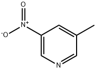 3-METHYL-5-NITROPYRIDINE 化学構造式