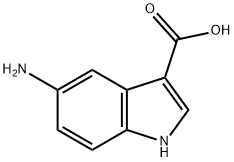 5-AMINO-1H-INDOLE-3-CARBOXYLIC ACID Structure