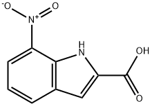 7-硝基吲哚-2-甲酸,6960-45-8,结构式