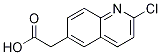 2-(2-chloroquinolin-6-yl)acetic acid Structure