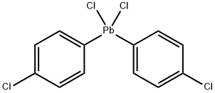 dichloro-bis(4-chlorophenyl)plumbane 化学構造式