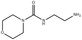 4-MorpholinecarboxaMide, N-(2-aMinoethyl)- 化学構造式