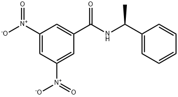 (S)-(+)-N-(3,5-DINITROBENZOYL)-ALPHA-PHENYLETHYLAMINE Struktur