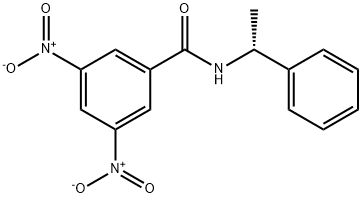(R)-(-)-N-(3,5-DINITROBENZOYL)-ALPHA-PHENYLETHYLAMINE Struktur