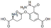 L-Glutamic acid, 5-(2-(4-carboxyphenyl)hydrazide)|