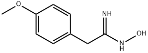 N'-羟基-2-(4-甲氧基苯基)乙脒,6965-38-4,结构式