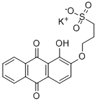 69657-87-0 1-Propanesulfonic acid, 3-((9,10-dihydro-1-hydroxy-9,10-dioxo-2-anthra cenyl)oxy)-, potassium salt