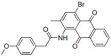 N-(4-bromo-2-methyl-9,10-dioxo-anthracen-1-yl)-2-(4-methoxyphenyl)acet amide|