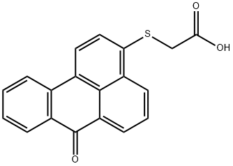 ((7-oxo-7h-benz(de)anthracen-3-yl)thio)-aceticaci|2-(7-OXO-7H-BENZ(DE)ANTHRACEN-3-YLTHIO)ACETIC ACID