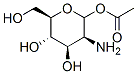 D-Mannopyranose, 2-amino-2-deoxy-, 1-acetate (9CI) Structure