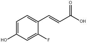 (E)-3-(2-fluoro-4-hydroxyphenyl)acrylic acid|