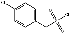 (4-CHLORO-PHENYL)-METHANESULFONYL CHLORIDE Struktur