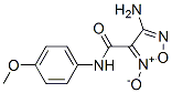 1,2,5-Oxadiazole-3-carboxamide,4-amino-N-(4-methoxyphenyl)-,2-oxide(9CI) Structure