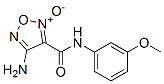1,2,5-Oxadiazole-3-carboxamide,4-amino-N-(3-methoxyphenyl)-,2-oxide(9CI) Structure